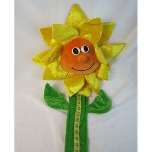 Vintage Sunflower Growth Chart Plush 59" - Room Decor